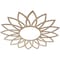 Ekena Millwork Daisy Wood Fretwork Pierced Ceiling Medallion, Red Oak, 40"OD x 13 1/4"ID x 1/4"T CMWP40X40X0250DARO - alternate 4